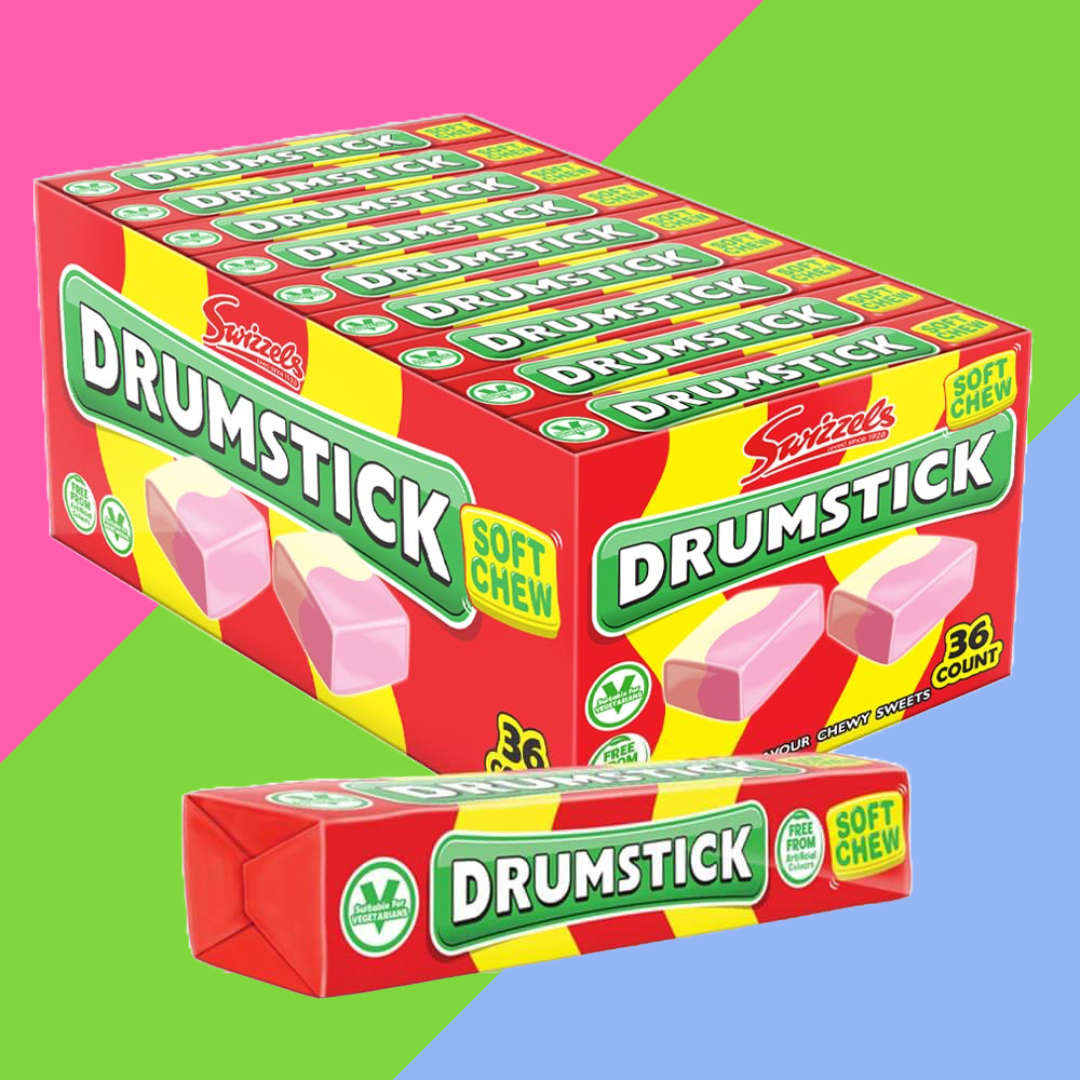 Swizzels Drumstick Soft Chew Stick Packs 36x43g