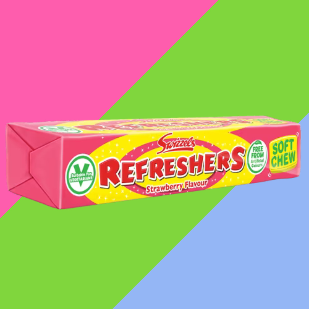 Swizzels Refreshers Strawberry Chews Stick Pack 36x43g