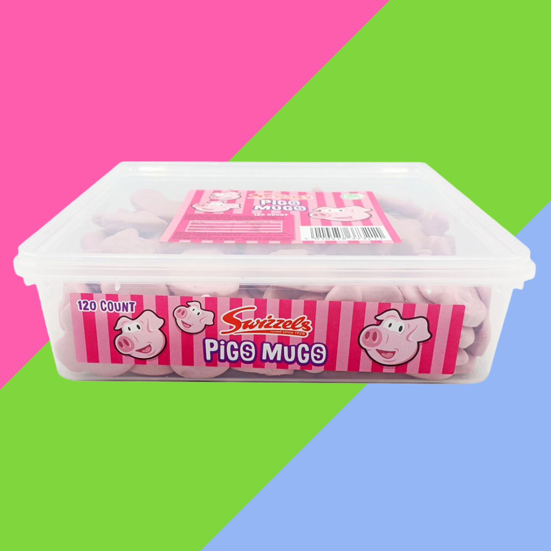 Swizzels Pigs Mugs Tub 1x576g