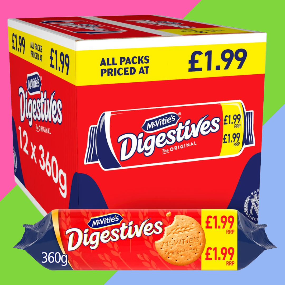 McVitie's Digestives The Original Biscuits 12x360g £1.99 PMP