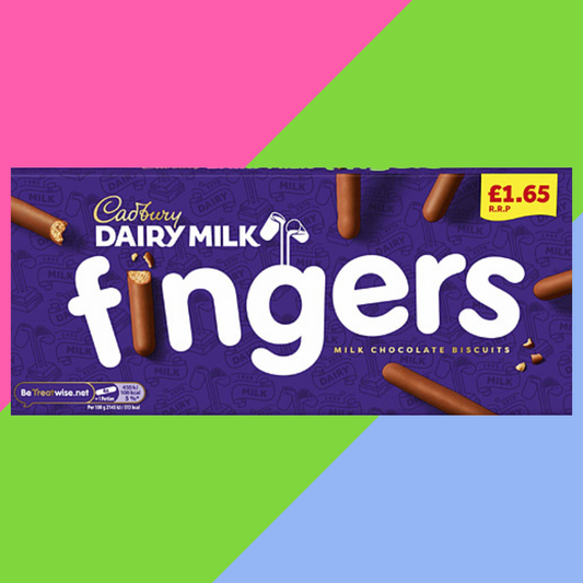 Cadbury Dairy Milk Fingers Milk Chocolate Covered Biscuits 12x114g Boxes