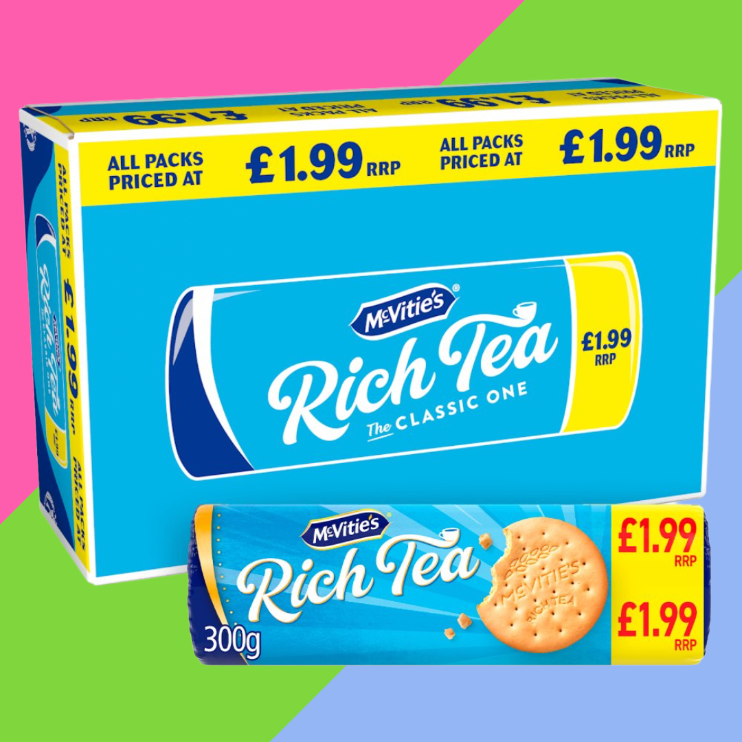 McVitie's Rich Tea Classic Biscuits 12x300g