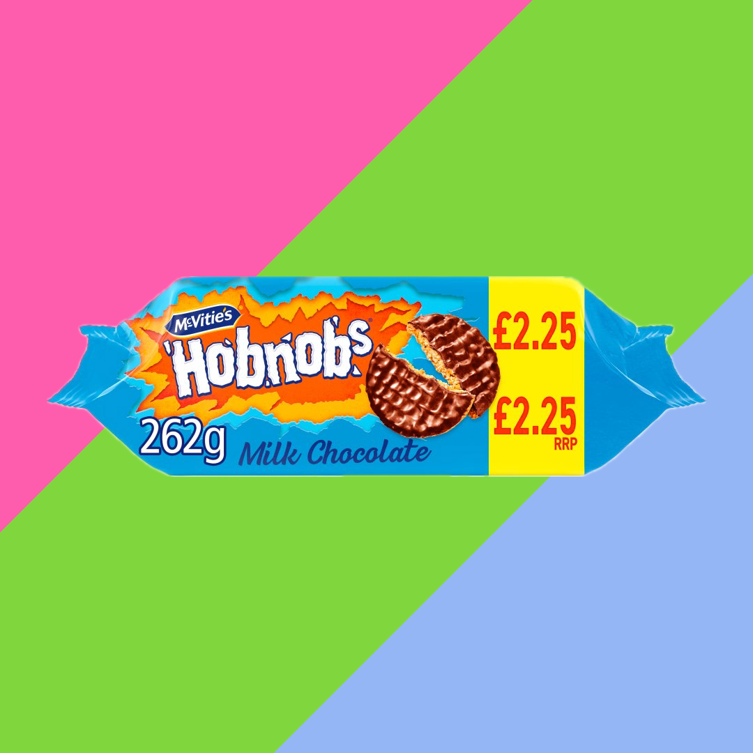 McVitie's Milk Chocolate Hobnobs Biscuits 15x262g