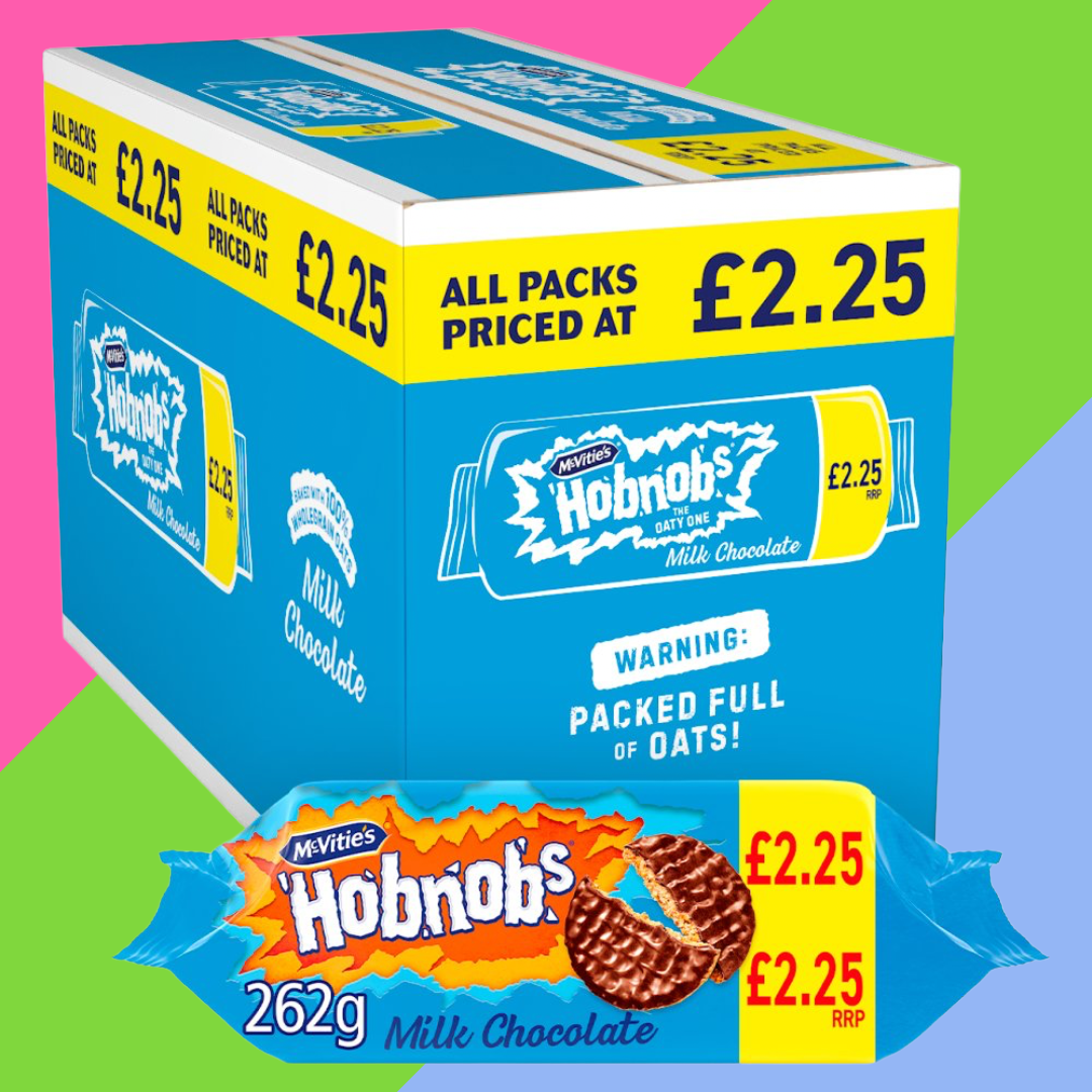 McVitie's Milk Chocolate Hobnobs Biscuits 15x262g