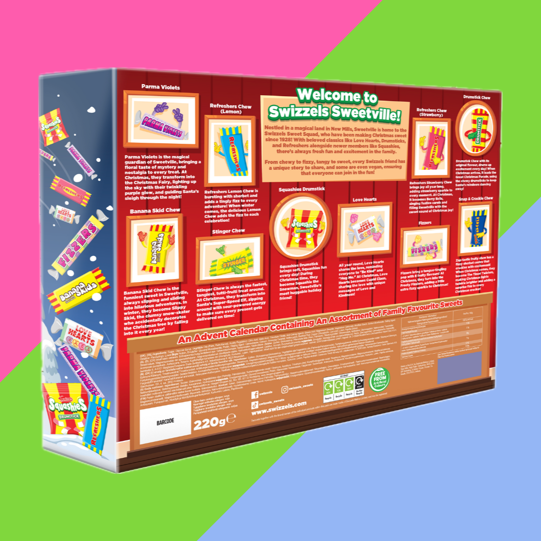 Swizzels Sweet Shop Advent Calendar 1x220g Box