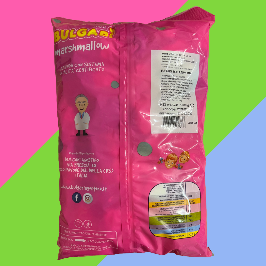 Bulgari Bears Mallow Mix 1kg Bag