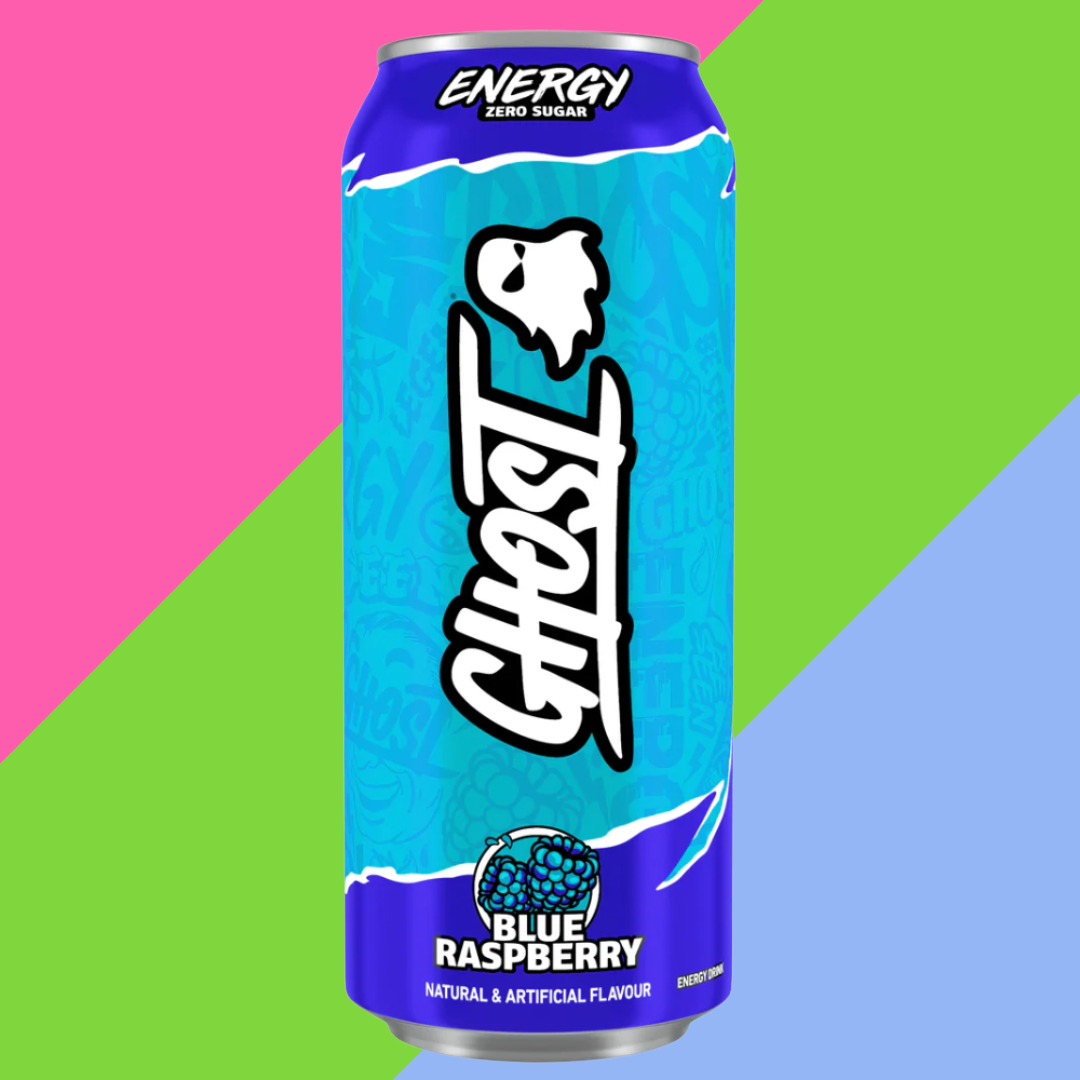 Ghost Energy Blue Raspberry Energy Drink 12x500ml