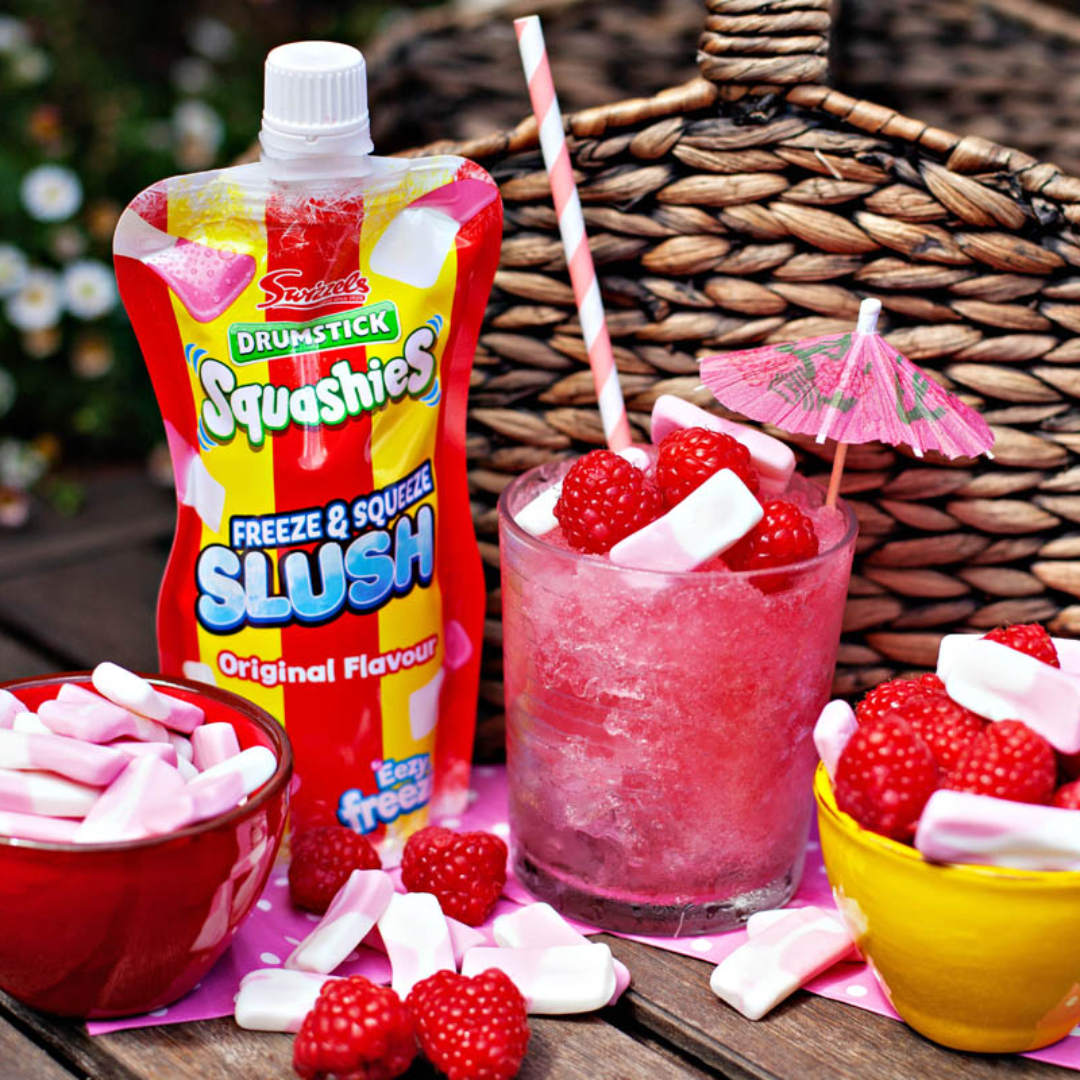 Swizzels Drumstick Squashies Squeeze & Freeze Slush Box of 12 Pouches