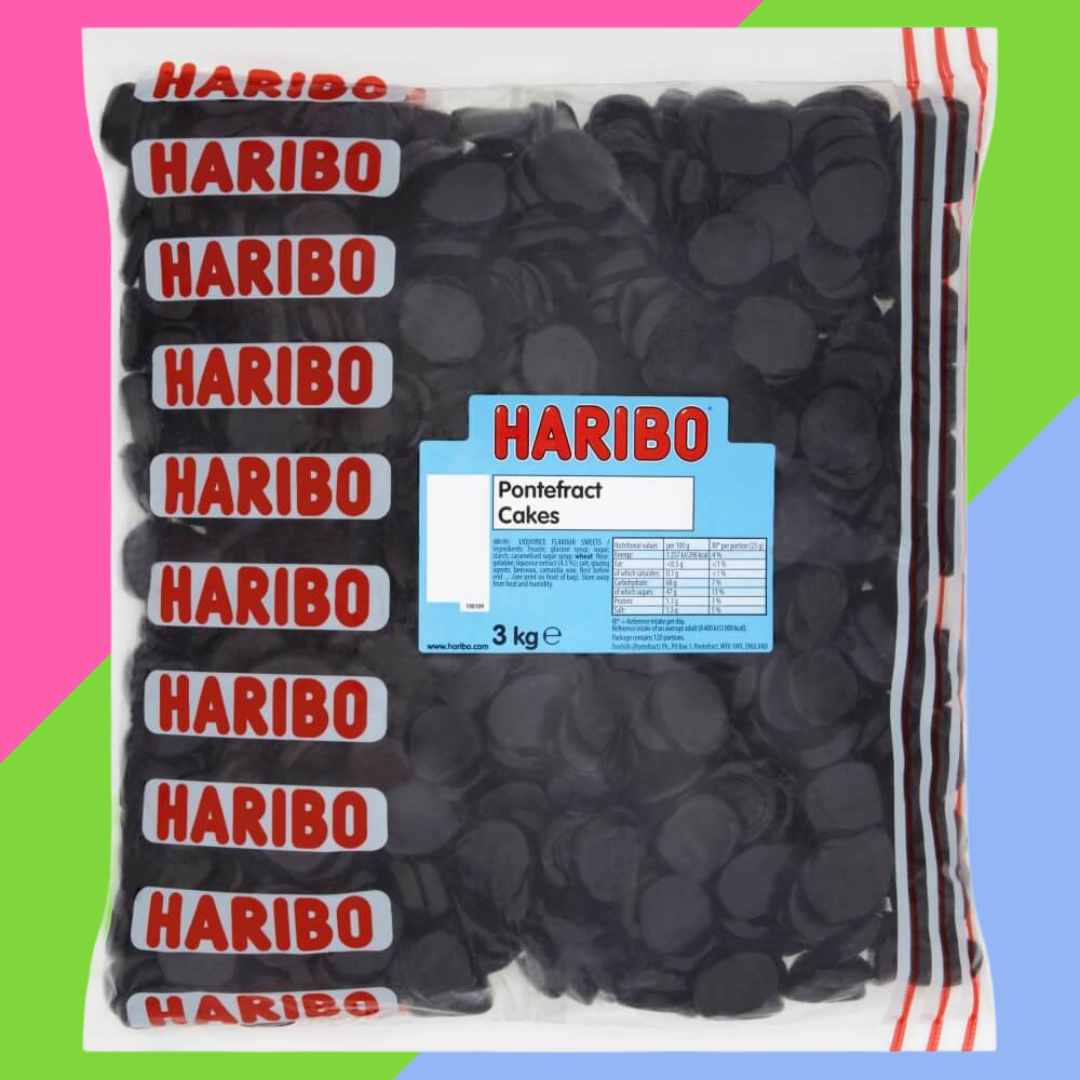 Haribo Pontefract Cakes 3kg