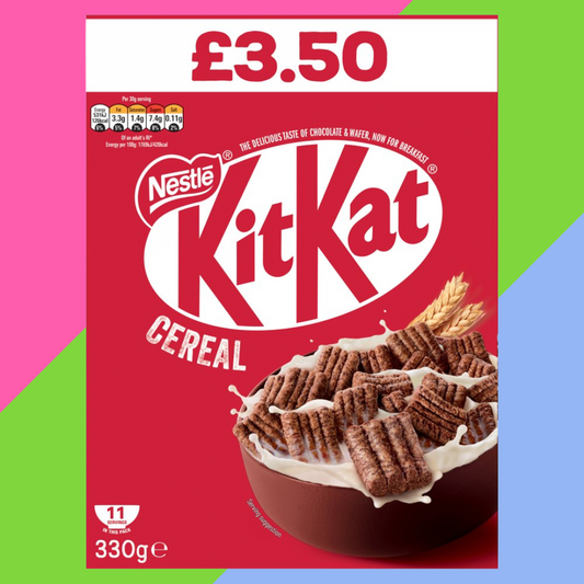 Nestlé KitKat Milk Chocolate Breakfast Cereal 7x330g Boxes