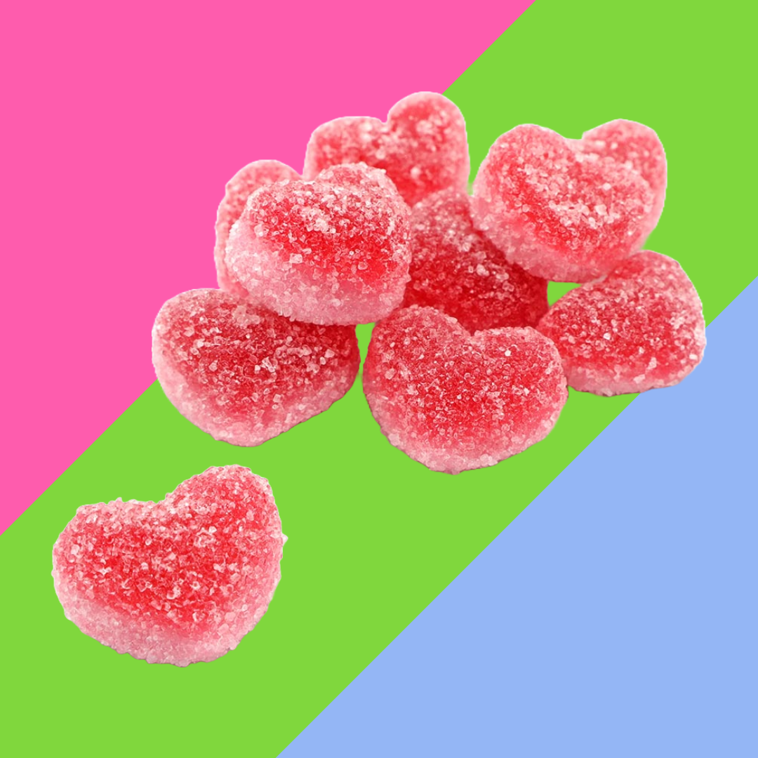 Sweetzone Fizzy Strawberry Hearts 1kg