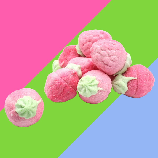 Bulgari Jelly Filled Raspberry Marshmallows Bag 1kg
