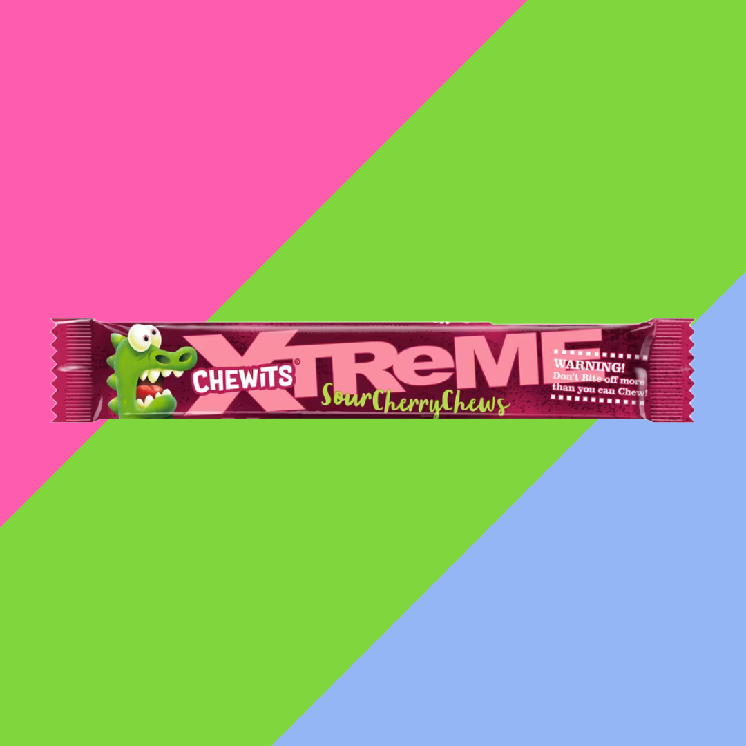 Chewits Xtreme Extremely Cherry Chews Packs 24x34g