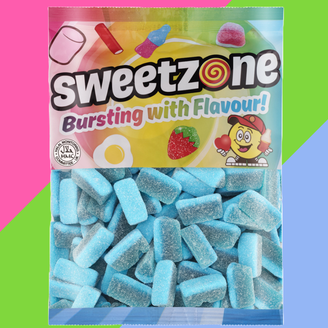 Sweetzone Blue Raspberry Slices Bag 1kg