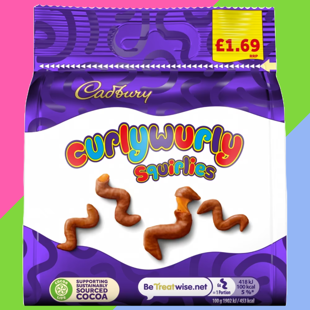 Cadbury Curly Wurly Squirlies Chocolate Bag 10x85g Bags £1.69 PMP