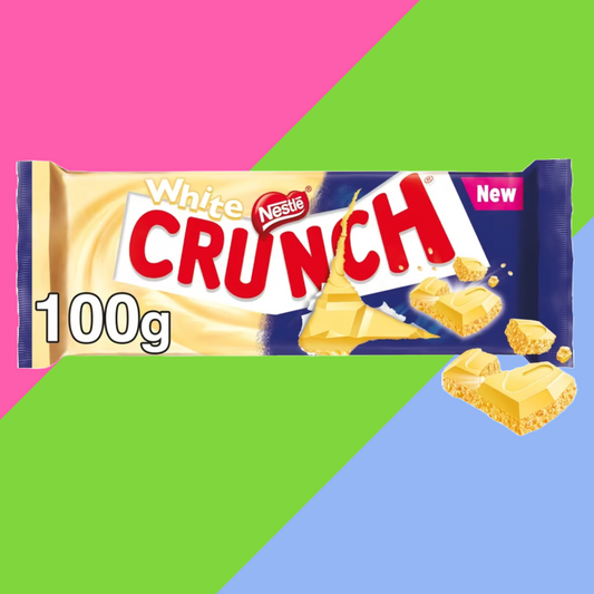 Crunch White Chocolate Sharing Bar 20x100g