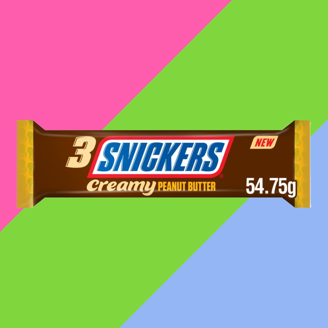 Snickers Creamy Peanut Butter & Milk Chocolate Snack Bar Trio 32x54.75g