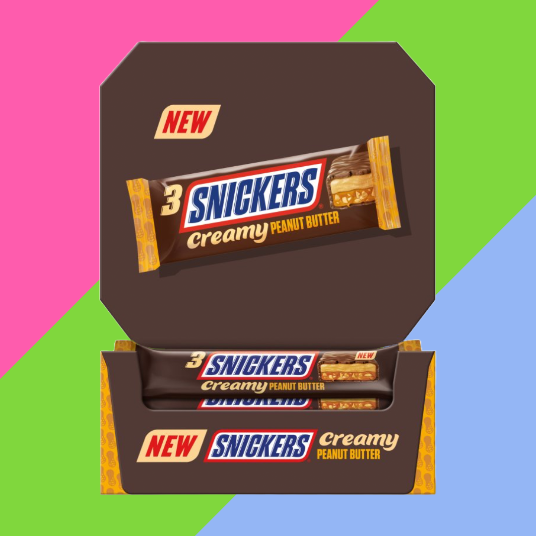 Snickers Creamy Peanut Butter & Milk Chocolate Snack Bar Trio 32x54.75g