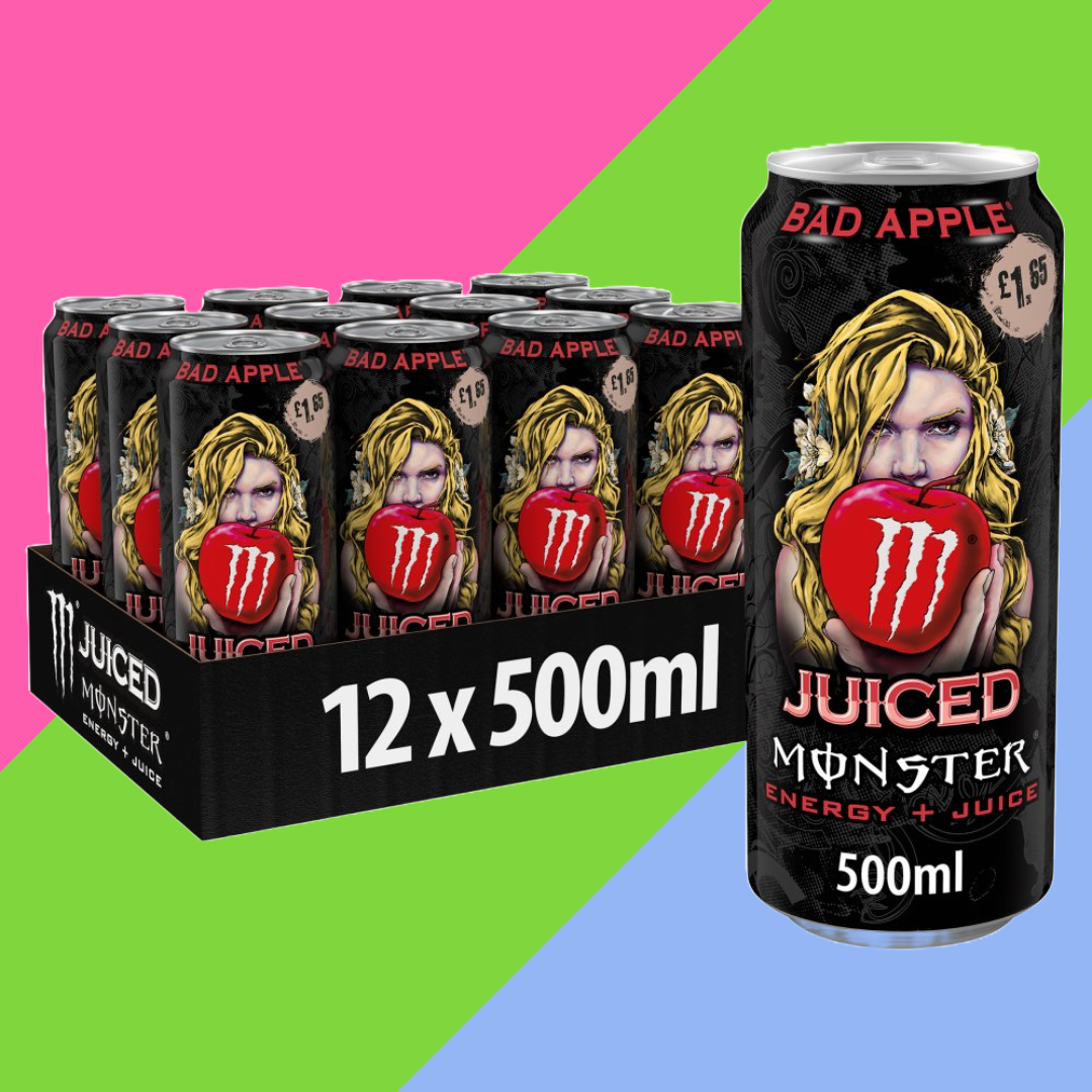 Monster Juiced Bad Apple PMP £1.65 12x500ml