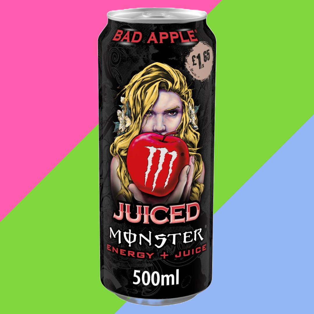 Monster Juiced Bad Apple PMP £1.65 12x500ml
