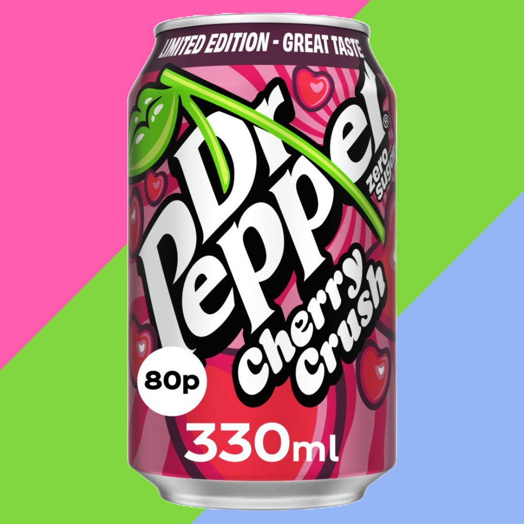 Dr Pepper Zero Cherry Crush 24x330ml PM 80p