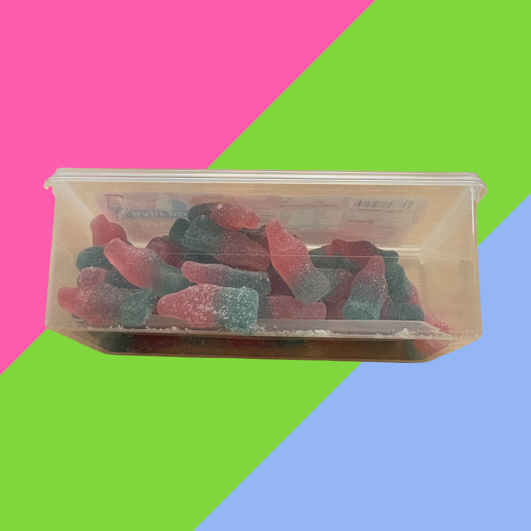 Gummy Rush Halal Candy Tubs 12x200g