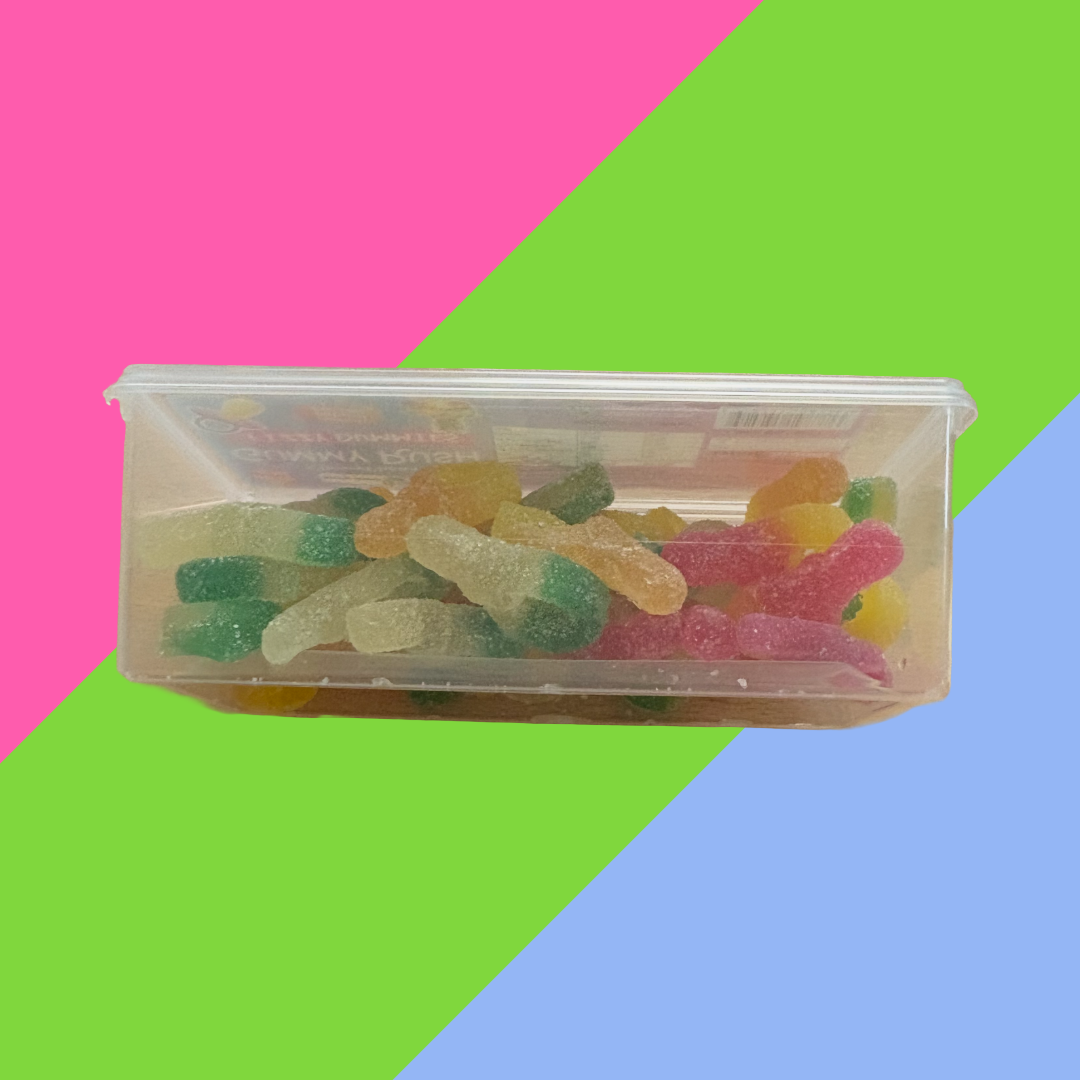 Gummy Rush Halal Candy Tubs 12x200g