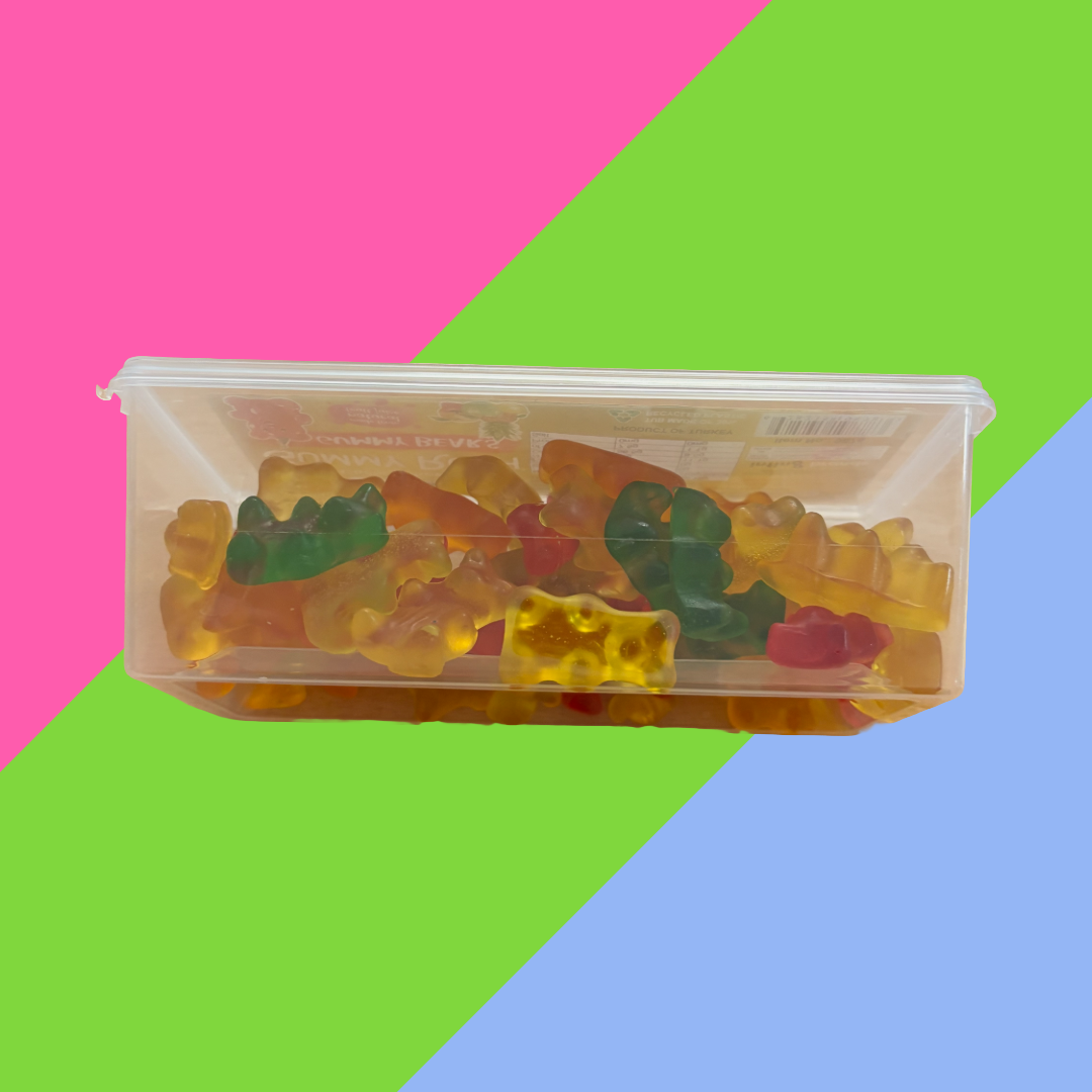 Gummy Rush Halal Candy Tubs 12x200g