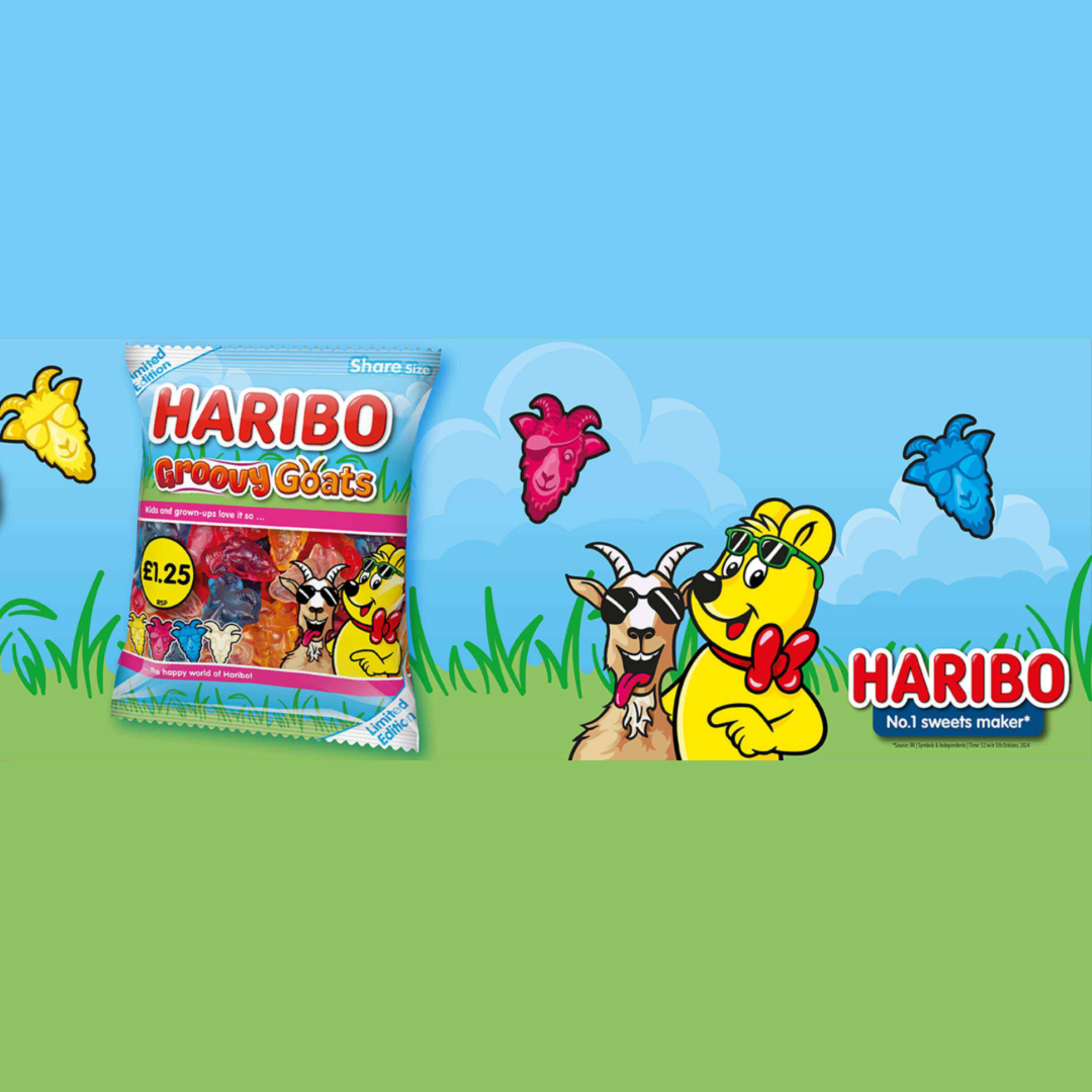 NEW LIMITED EDITION Haribo Groovy Goats 12x160g