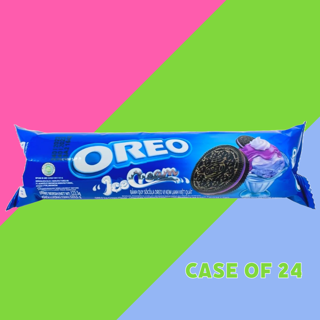 OREO Blueberry Ice Cream | Case of 24 (Indonesian)