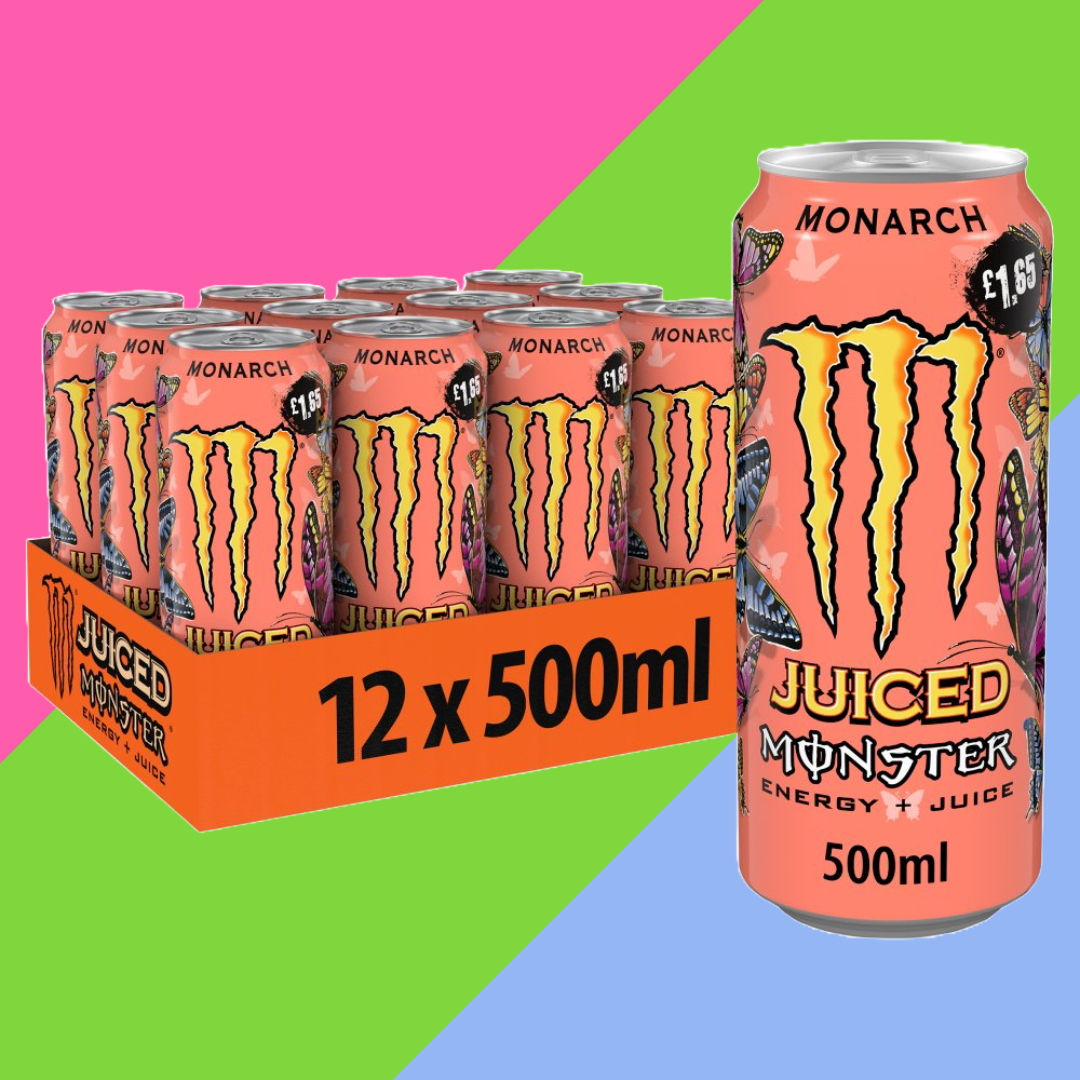 Monster Energy Drink Monarch 12 x 500ml PM £1.65