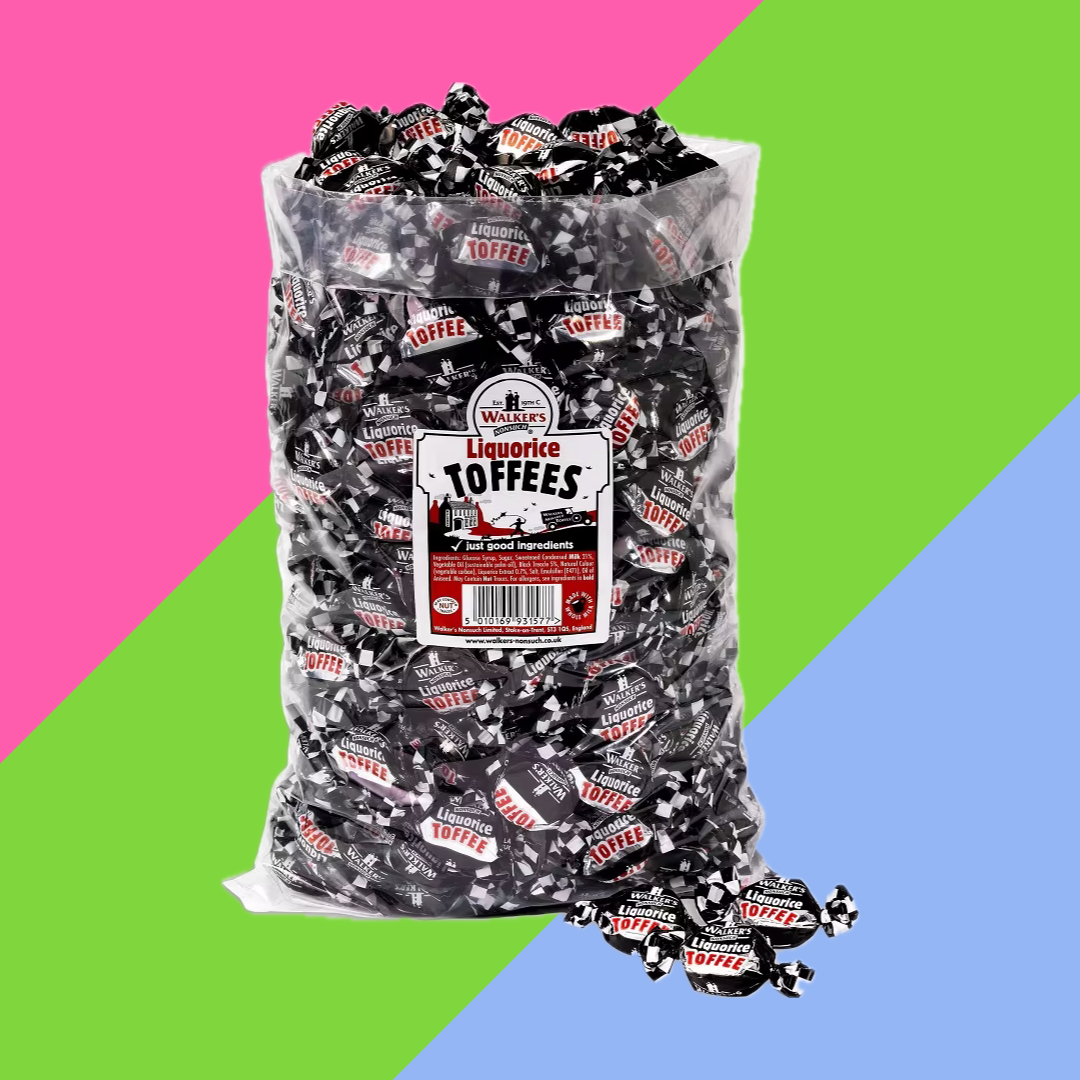 Walker's Nonsuch Liquorice Toffees 2.5kg