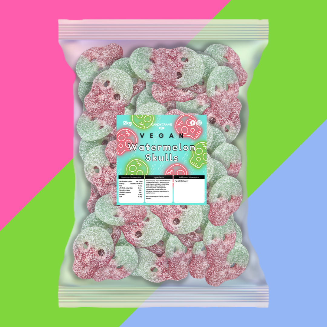 Candycrave Vegan Watermelon Skulls 2kg