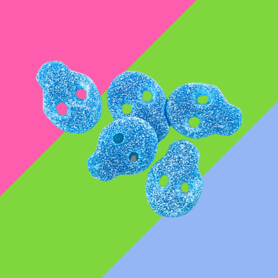 Candycrave Vegan Fizzy Blue Skulls 2kg