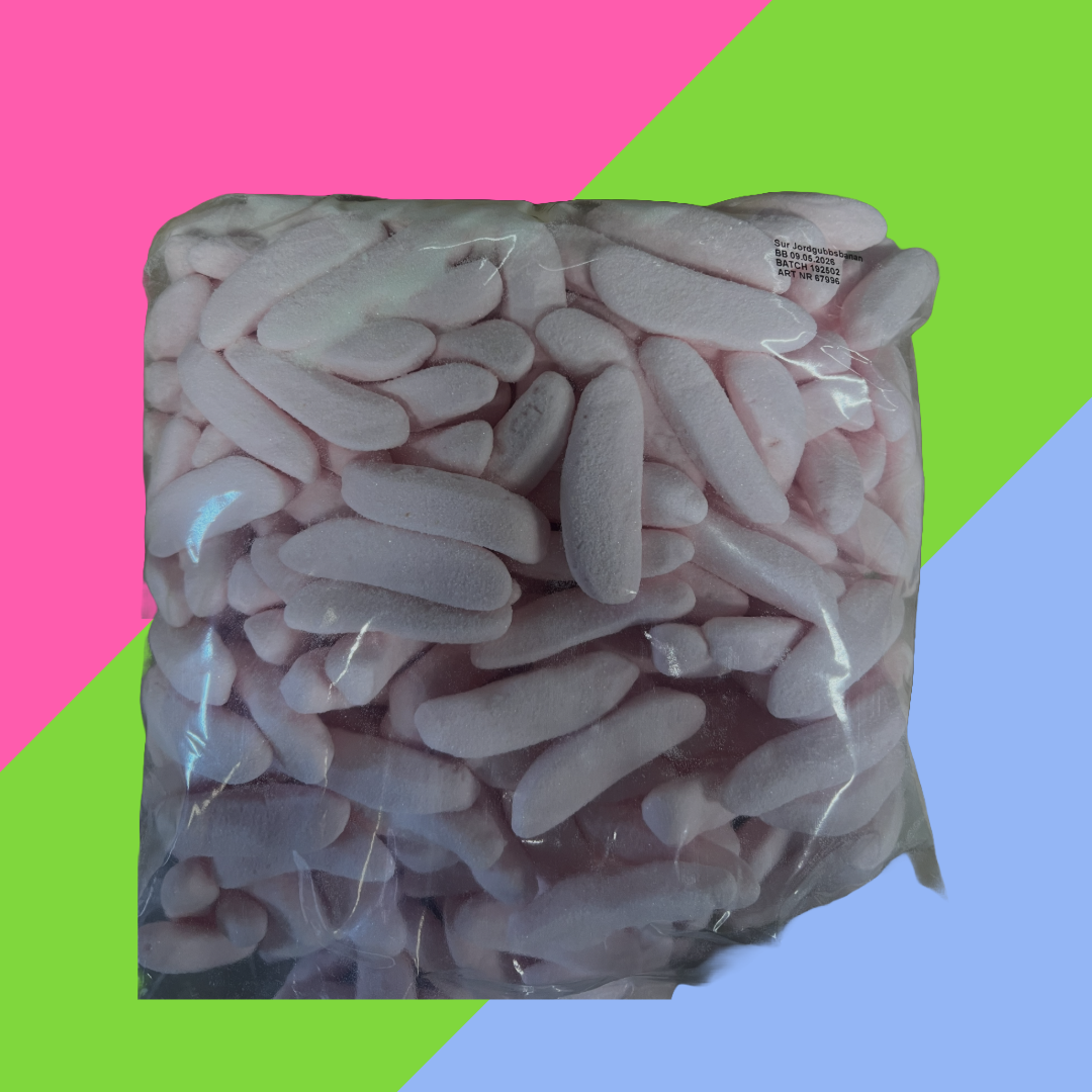 Dals Sour Strawberry Banana 1.8kg (Swedish Candy)