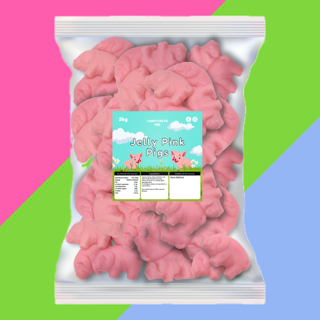 Candycrave Jelly Pink Pigs 2kg