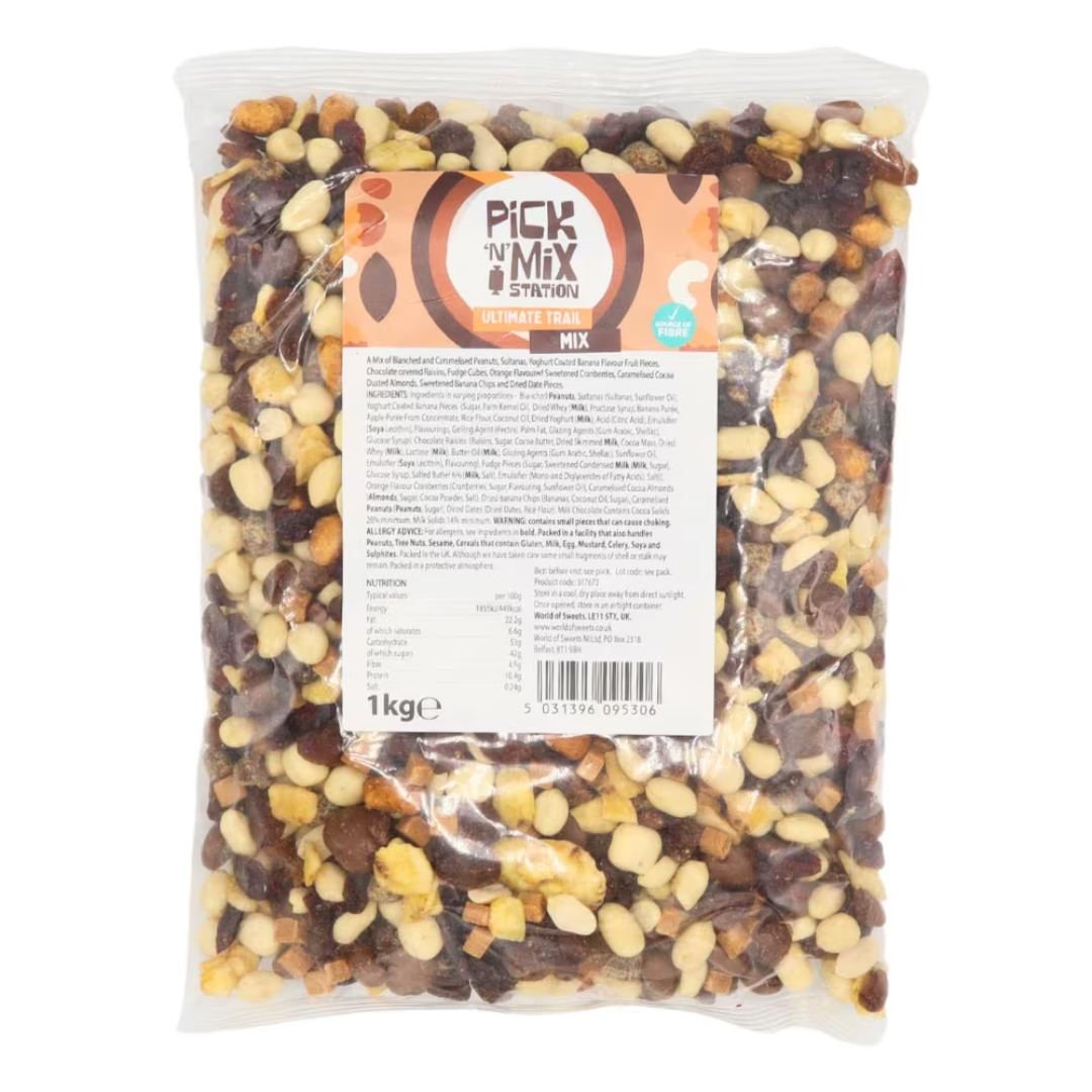 Pick n Mix Station Ultimate Trail Mix 1kg Bag (KINGSWAY)