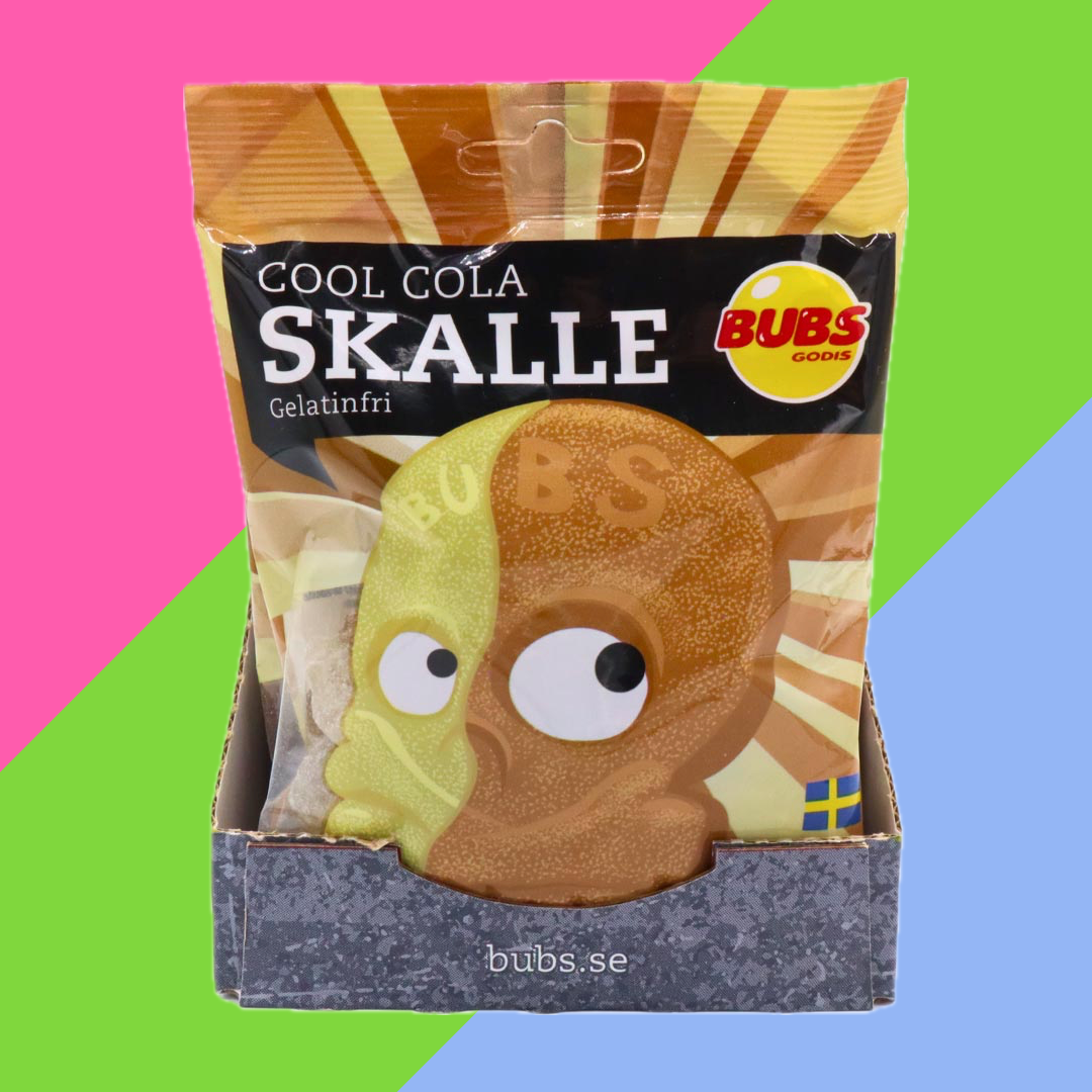 Bubs Cool Cola Skulls Bag 16x90g