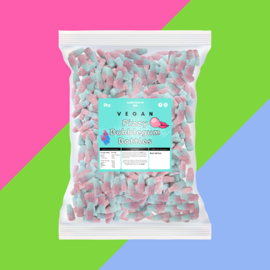 Candycrave Vegan Fizzy Bubblegum Bottles 2kg