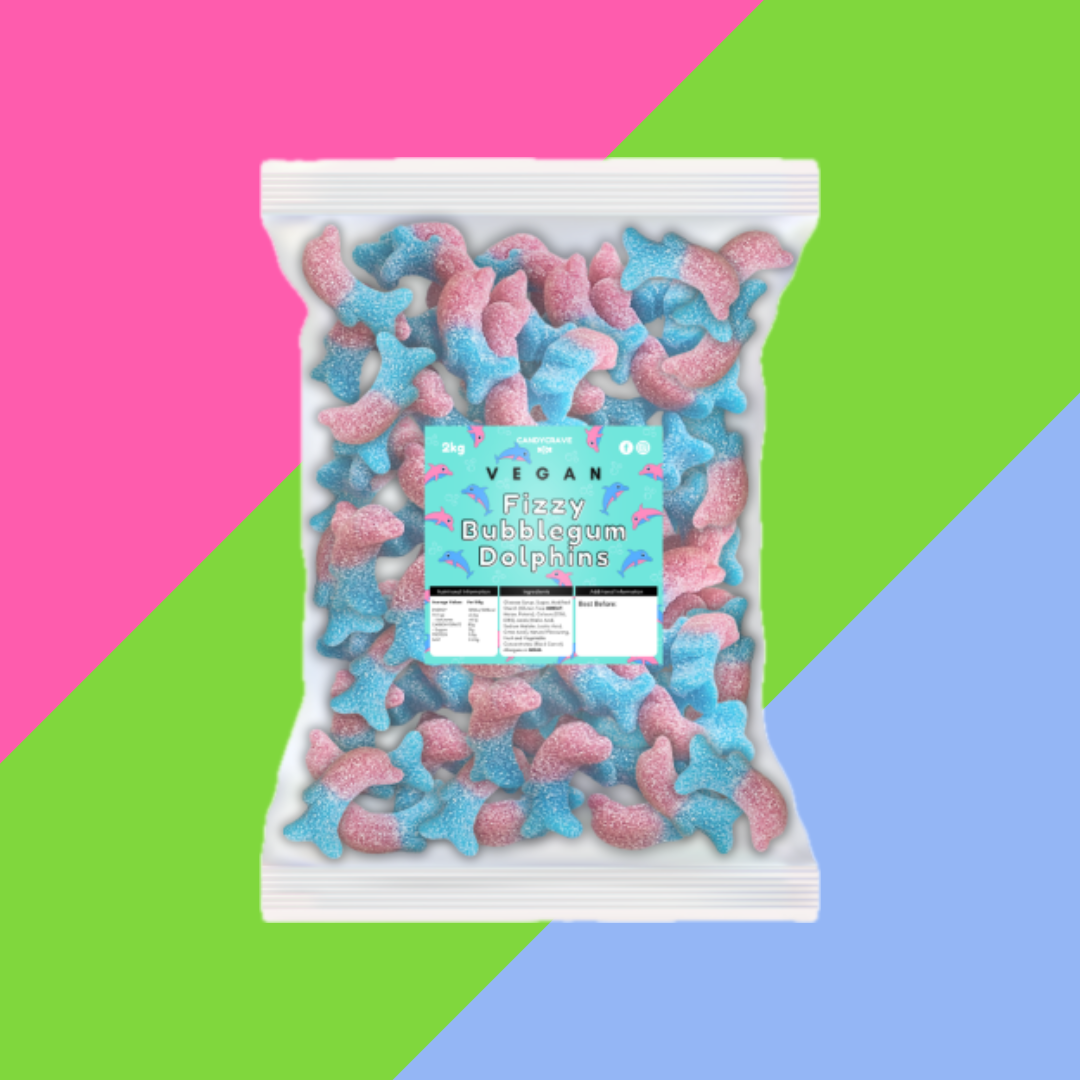 Candycrave Vegan Bubblegum Dolphins 2kg