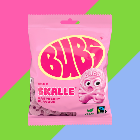 Bubs Cool Foam Sour Raspberry Skull 12x90g