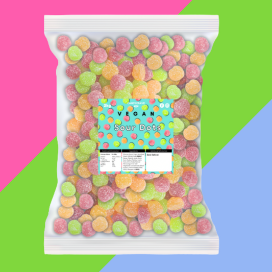 Candycrave Vegan Sour Dots 2kg