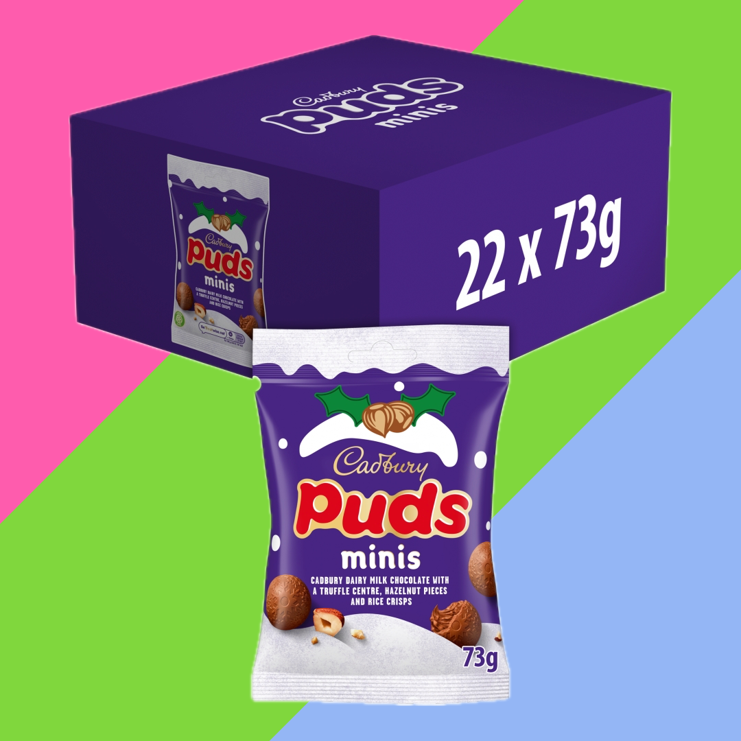 Cadbury Dairy Milk Chocolate Mini Puds Bag 22x73g