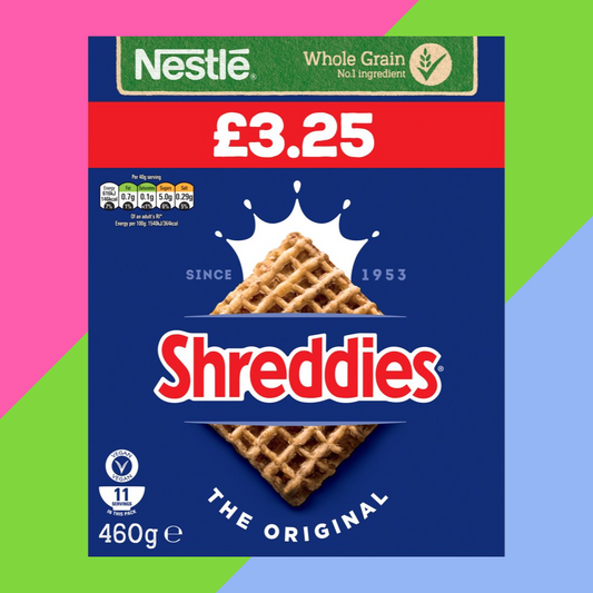Nestlé Shreddies Original Breakfast Cereal 6x460g Boxes