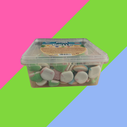 Vidal Jelly Filled Foam Shells Tub 100pcs