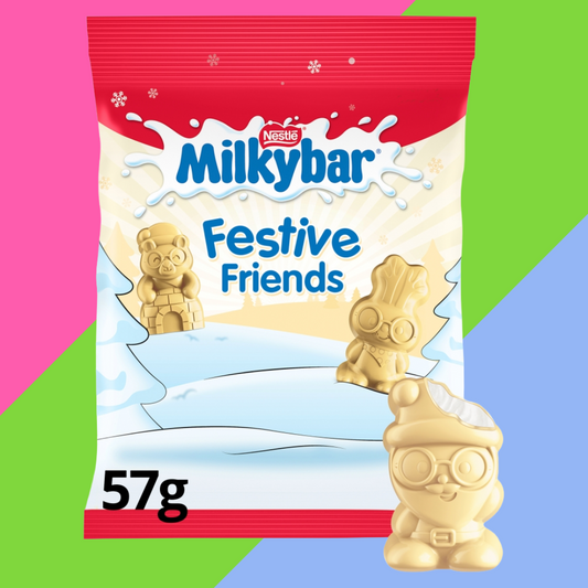 Milkybar Festive Friends White Chocolate Sharing Bag 12x57g