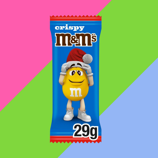 M&M's Crispy Milk Chocolate Christmas Santa Treat 32x29g