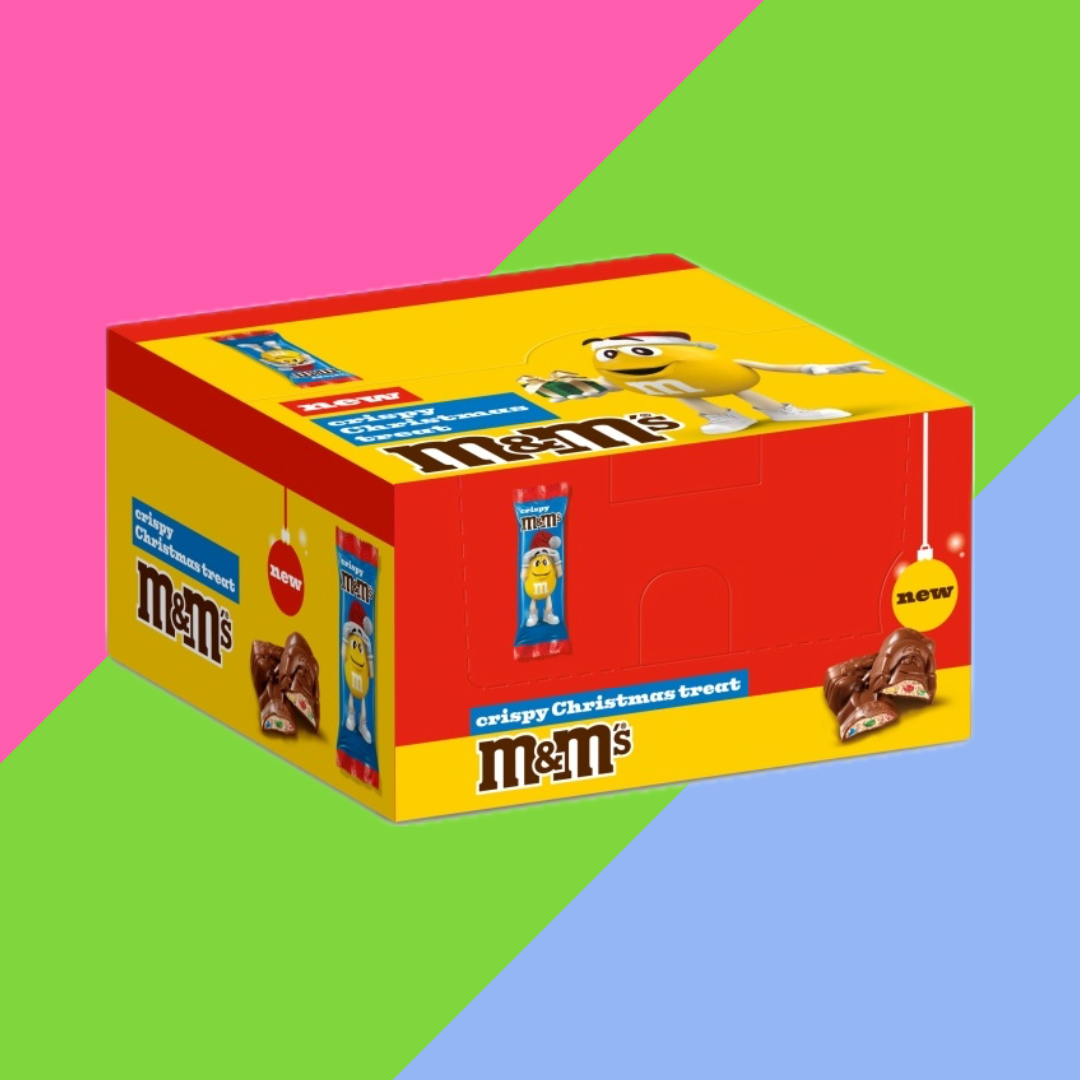 M&M's Crispy Milk Chocolate Christmas Santa Treat 32x29g