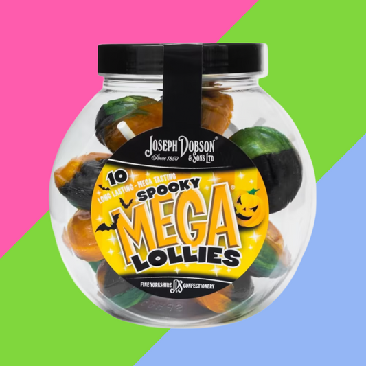 Dobson's Spooky Halloween Mega Lollies Jar 6x225g