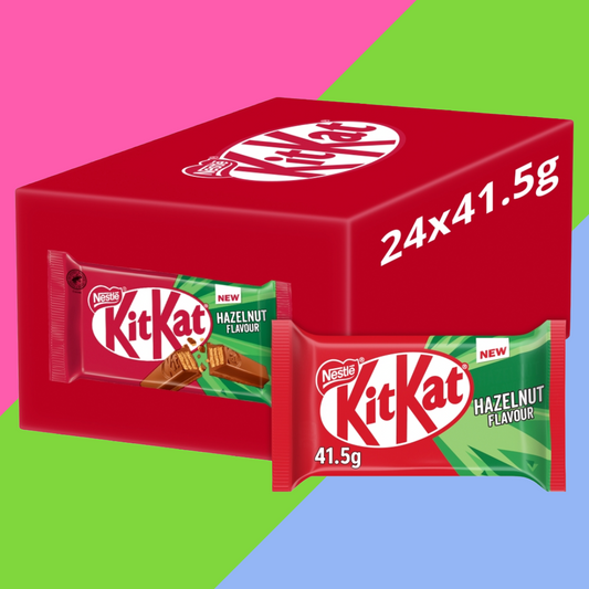 KitKat 4 Finger Hazelnut Chocolate Bar 24x41.5g